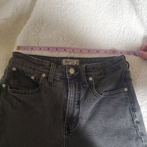 Madewell The Curvy Petite Perfect Vintage Straight Jean in Lunar Wash 27P Grey - Picture 16 of 16